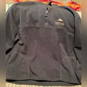 Sea World fleece pullover XL Shamu